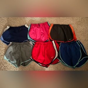 Bundle of Six Small Women’s Nike Dri-fit Tempo Running Shorts